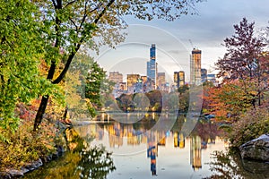 Central Park during autumn in New York City