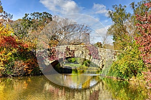 Central Park in Autumn in New York City