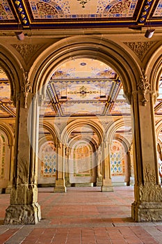 Central Park Bethesda Terrace underpass arcades