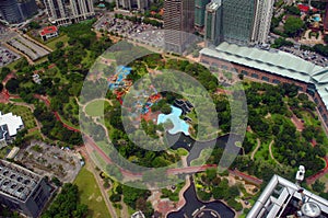 Central park of Kuala-Lumpur