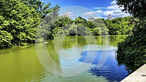 Central Park Lake in New York City (USA