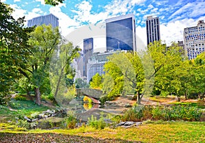 Central Park in New York City in autumn