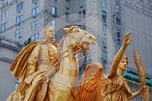 Central Park Statue