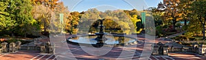 Central Park sunrise at Bethesda Fountain, Manhattan, New York City