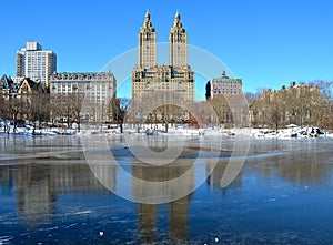 Central Park in the winter, NYC