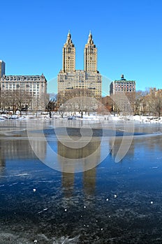 Central Park in the winter, NYC