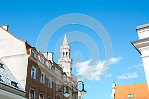 The central part city of Opole in Poland