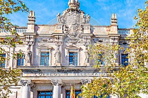 The Central Post Office Building in Barcelona photo