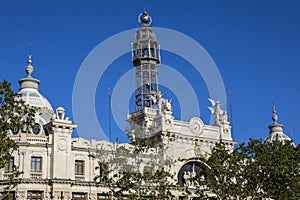 Central Post Office Building in Valencia photo