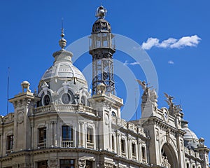 Central Post Office Building in Valencia photo