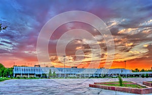 Central Post Office in Navoi, Uzbekistan photo