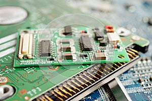 Central Processing Unit, CPU chip processor of computer mainboard, electronic technology