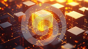 Central processing unit distributing digital data and information