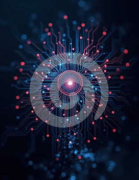 Central processing unit integrating artificial intelligence network