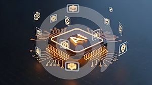 Artificial Intelligence Processor With Digital Icons