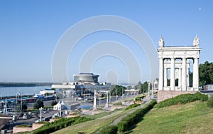 The central quay of Volgograd