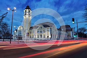 The central railway station of Burgas