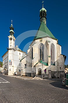 Central square, Banska Stiavnica, Slovakia