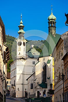 Central square, Banska Stiavnica, Slovakia