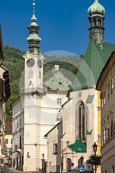 Central square, Banska Stiavnica, Slovakia