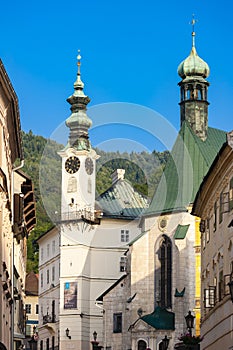 Central square, Banska Stiavnica, Slovakia