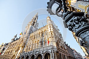 Central square in Brussels city