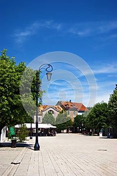 The central square in Cetinje