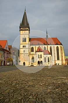 Centrálne námestie s kostolom sv. Egídia, Bardejov