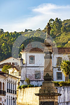 Central square of the historic city of Ouro Preto