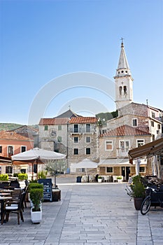 Central square in Jelsa