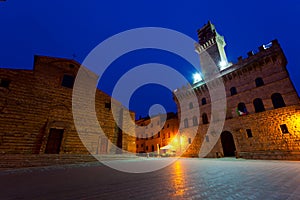 Central square in Montepulciano