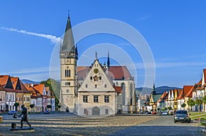 Centrální náměstí, Bordějov, Slovensko