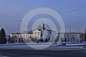 On the central square of the Ukrainian Kramatorsk photo