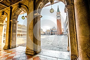 Central square in Venice photo