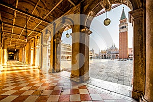 Central square in Venice photo