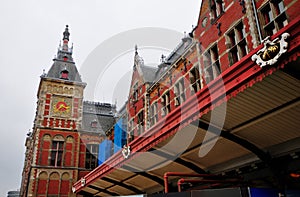 The Central Station building - Amsterdam, Netherlands