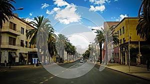 At the streets of Asmara, Capital of Eritrea