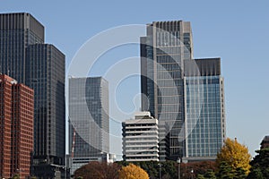 Central Tokyo skyscraper