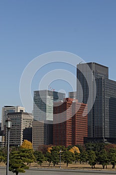 Central Tokyo skyscraper