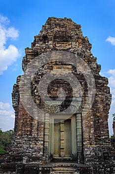 Central Tower with Blind Door at East Mebon in Siem Reap Cambodi