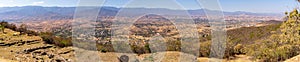 Central valley mountains at Monte Alban, Mexico