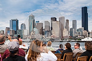 Central Waterfront and downtown Seattle