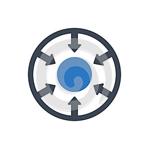 Centralization icon