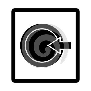 Centralize Glyph Style vector icon which can easily modify or edit