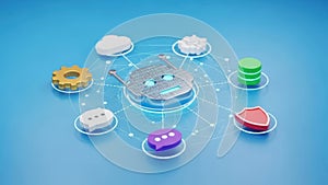 Centralized network security and data management system