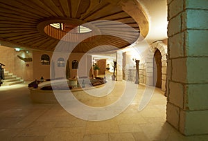 Centre of beautiful large spa