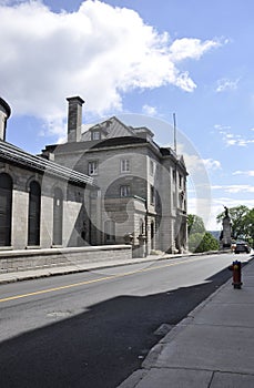 Centre d` Animation Laval Building from Old Quebec City in Canada