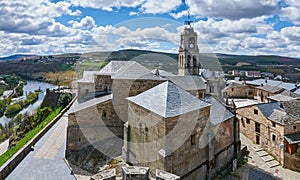 Centre of the historic tow of Puebla de Sanabria