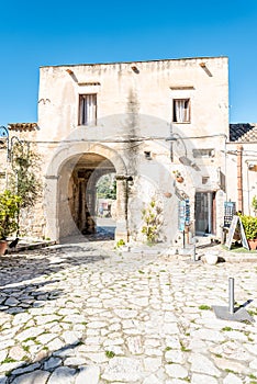 Centre of Scopello in Western Sicily, Italy