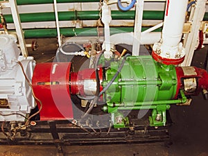 Centrifugal oil pump. Pumping water module. Oil equipment